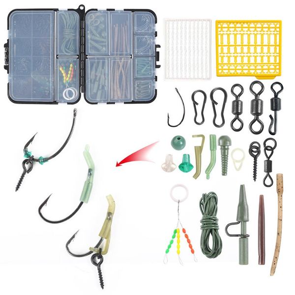 fishing accessories 1set 292pcs carp tackle kit anti wrap sleeves swivel connector rigs tool outdoor
fishing accessories 1set 292pcs carp tackle kit anti wrap sleeves swivel connector rigs tool outdoor