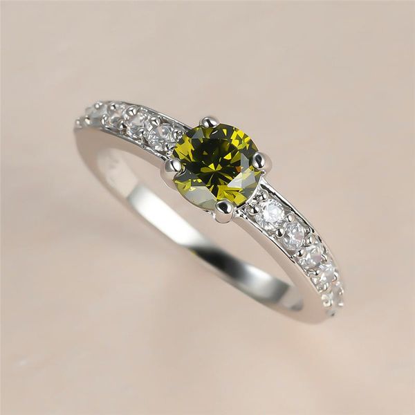 wedding rings dainty female olive green crystal ring charm silver color thin for women cute bride round zircon engagement, Slivery;golden
wedding rings dainty female olive green crystal ring charm silver color thin for women cute bride round zircon engagement, Slivery;golden