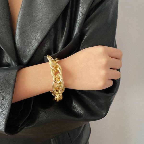 link, chain bohemia gothic chunky bracelets heavy metal punk charm bangle women snake link bracelet couple jewelry, Black
link, chain bohemia gothic chunky bracelets heavy metal punk charm bangle women snake link bracelet couple jewelry, Black