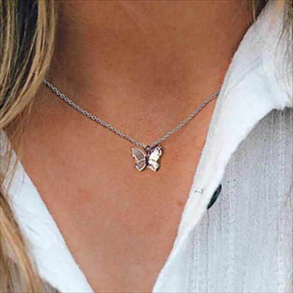 pendant necklaces chain butterfly necklace for women fashion portrait chunky chokers jewelry gift wholesale drop, Silver
pendant necklaces chain butterfly necklace for women fashion portrait chunky chokers jewelry gift wholesale drop, Silver