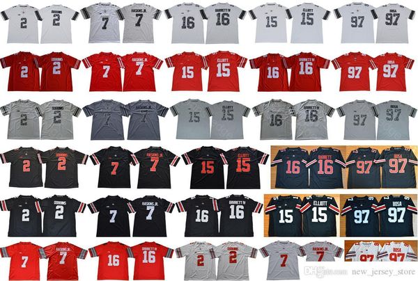 ncaa ohio state buckeyes college football wear 7 dwayne haskins jr. 2 jk dobbins 15 ezekiel elliott nick bosa 16 jt barrett iv jersey, Black
ncaa ohio state buckeyes college football wear 7 dwayne haskins jr. 2 jk dobbins 15 ezekiel elliott nick bosa 16 jt barrett iv jersey, Black