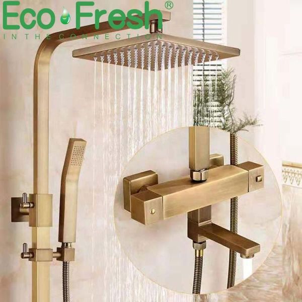 ecofresh antique finish bath taps bathroom faucet set thermostat thermostatic shower mixer with sets
ecofresh antique finish bath taps bathroom faucet set thermostat thermostatic shower mixer with sets