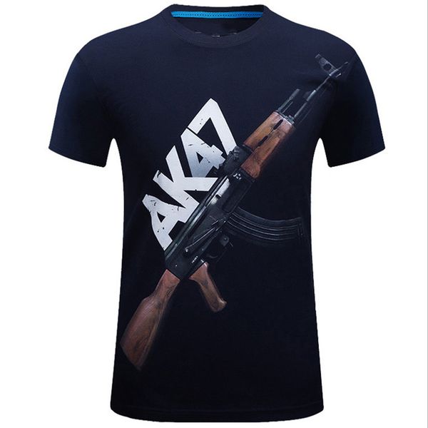 men's t-shirts summer original 3d short sleeve european and american big size fashion t-shirt ak47 t-003 7xlj, White;black
men's t-shirts summer original 3d short sleeve european and american big size fashion t-shirt ak47 t-003 7xlj, White;black