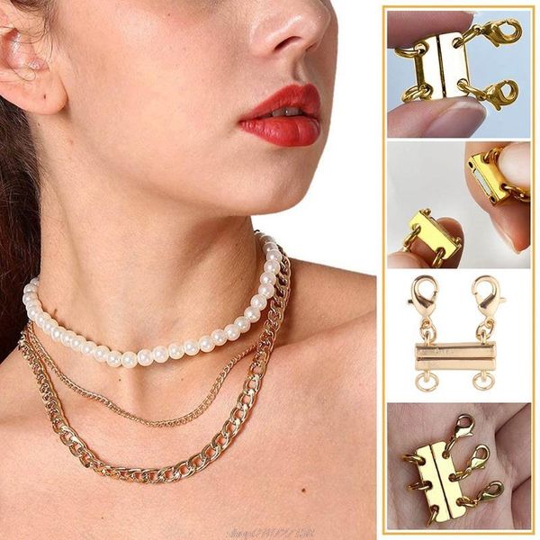 pendant necklaces practical locking magnetic jewelry clasp square stackable necklace closures bracelet extender for o25 21 dropship, Silver
pendant necklaces practical locking magnetic jewelry clasp square stackable necklace closures bracelet extender for o25 21 dropship, Silver