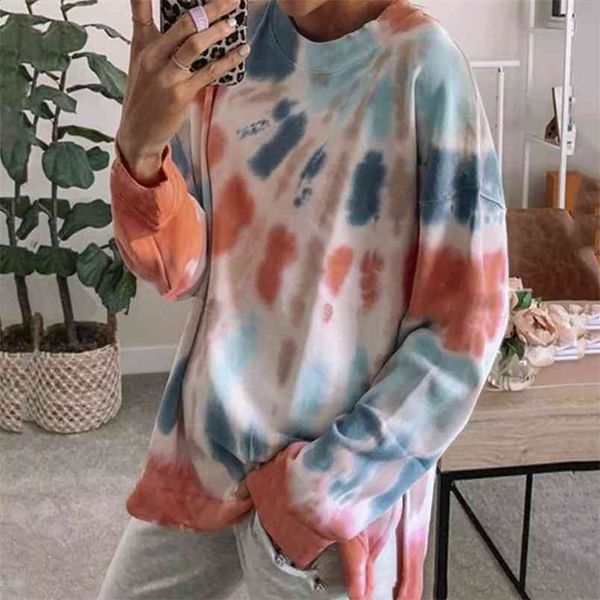 autumn and winter long-sleeved women's round neck casual loose tie dye print hoodies female plus size 5xl sweatshirt 210517, Black
autumn and winter long-sleeved women's round neck casual loose tie dye print hoodies female plus size 5xl sweatshirt 210517, Black