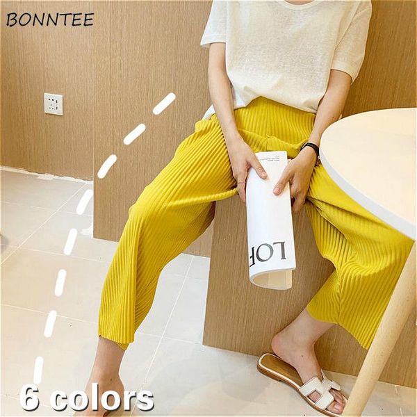 wide leg pants women ulzzang simple summer stylish elasticated pleated chic ladies trouser 6 colors all-match leisure femme pant women', Black;white
wide leg pants women ulzzang simple summer stylish elasticated pleated chic ladies trouser 6 colors all-match leisure femme pant women', Black;white