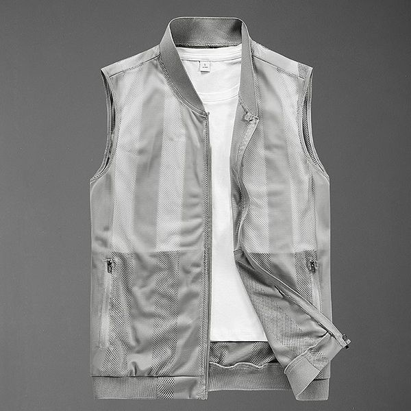men's vests mens waistcoats summer sleeveless ultra-thin waistcoat vest men fashion breathable outerwear coat casual jacket male, Black;white
men's vests mens waistcoats summer sleeveless ultra-thin waistcoat vest men fashion breathable outerwear coat casual jacket male, Black;white