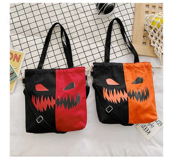 halloween portable backpack purse canvas tote cartoon mini bag children student bag pumpkin shoulder purses large capacity shopping bags g84, White
halloween portable backpack purse canvas tote cartoon mini bag children student bag pumpkin shoulder purses large capacity shopping bags g84, White