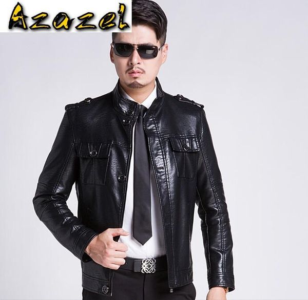men's fur & faux autumn winter casual stand collar coats men motorcycle jacket mens fashion sheep skin leather jackets large size, Black
men's fur & faux autumn winter casual stand collar coats men motorcycle jacket mens fashion sheep skin leather jackets large size, Black