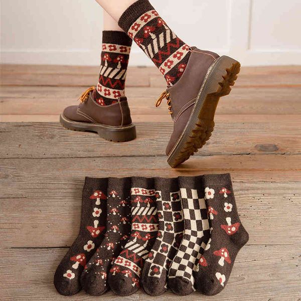 socks milk coffee color women's autumn middle tube wool thickened sock in and winter, Black;white
socks milk coffee color women's autumn middle tube wool thickened sock in and winter, Black;white