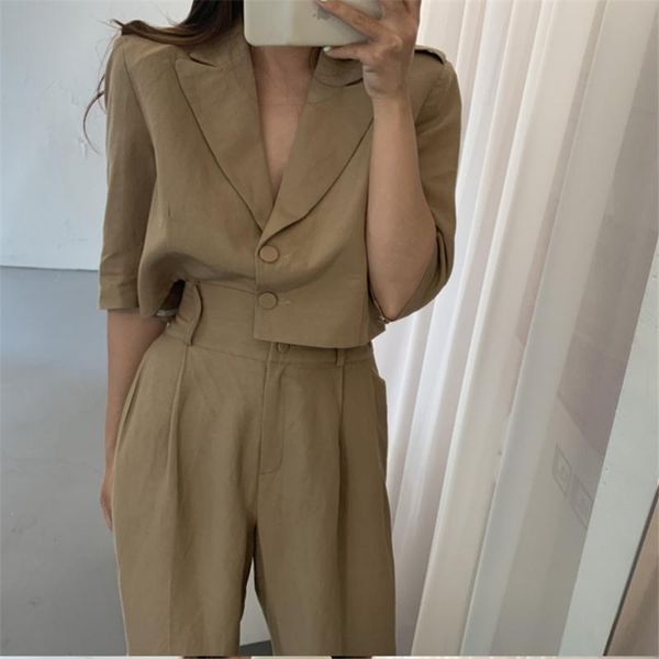women's two piece pants good quality 2021 summer blazer suit women pant suits set 2 korean fashion elegant blazers femme, White
women's two piece pants good quality 2021 summer blazer suit women pant suits set 2 korean fashion elegant blazers femme, White