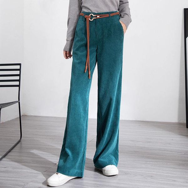 women's pants & capris large size corduroy wide-leg high waist loose straight leg autumn and winter drape casual trousers, Black;white
women's pants & capris large size corduroy wide-leg high waist loose straight leg autumn and winter drape casual trousers, Black;white