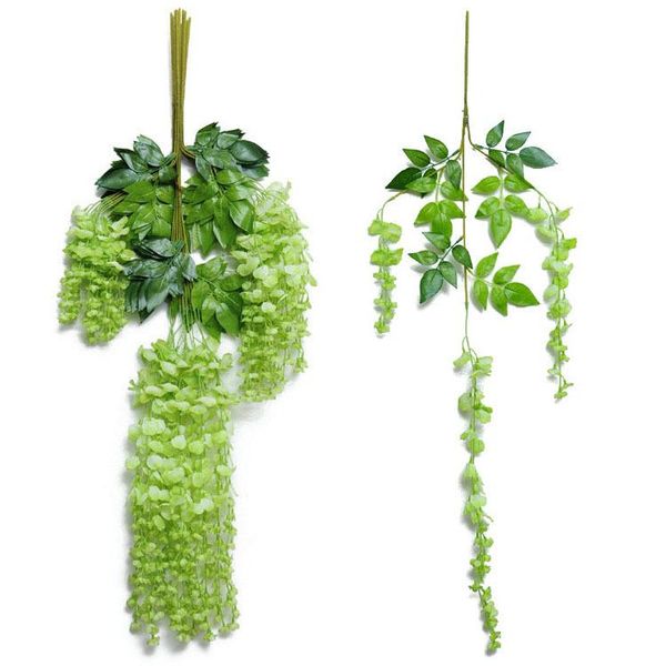 decorative flowers & wreaths 110cm artificial wisteria vine hang home decoration made of silk for weddings garden party decor simulation flo
decorative flowers & wreaths 110cm artificial wisteria vine hang home decoration made of silk for weddings garden party decor simulation flo
