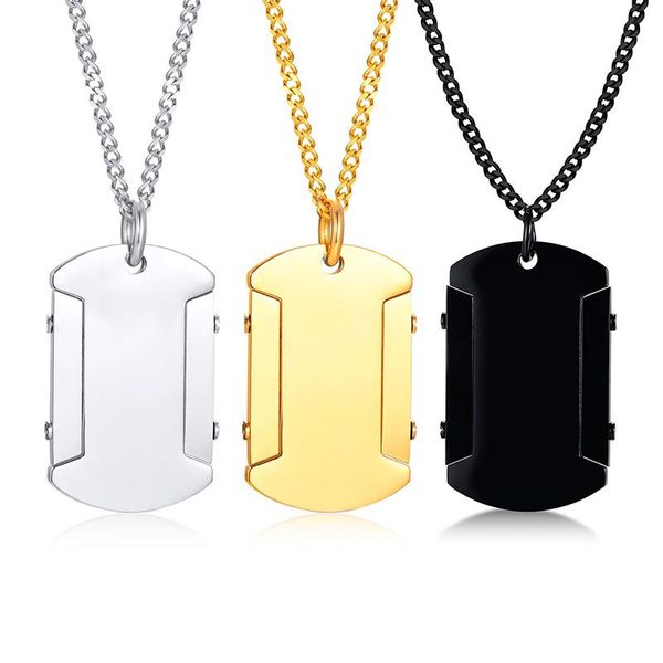 pendant necklaces fashion alert id for men stainless steel male dog tag necklace, Silver
pendant necklaces fashion alert id for men stainless steel male dog tag necklace, Silver