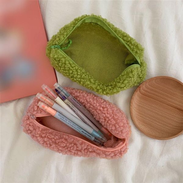 storage bags students pencil case plush bag with zipper makeup pouch stationery holder organizer for school office kid girl
storage bags students pencil case plush bag with zipper makeup pouch stationery holder organizer for school office kid girl