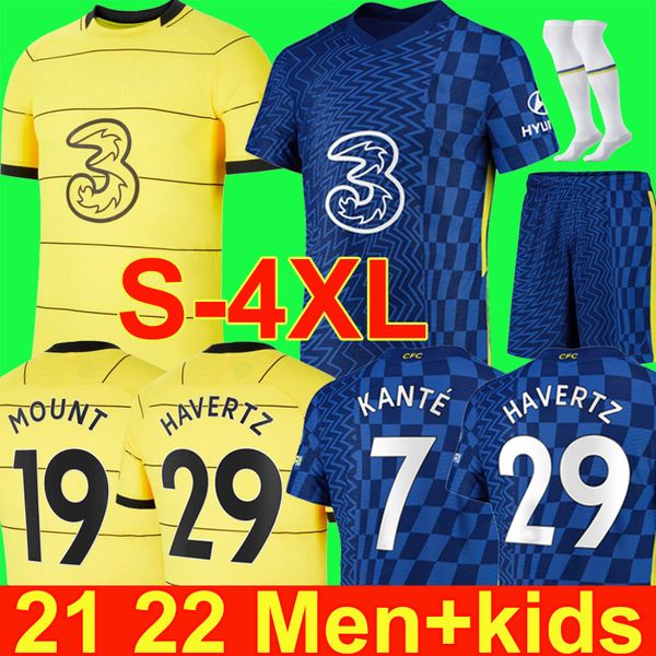 s - 4xl cfc soccer jersey pulisic ziyech havertz kante werner 21 22 abraham chilwell mount jorginho 2021 2022 giroud football shirt men kids, Black;yellow
s - 4xl cfc soccer jersey pulisic ziyech havertz kante werner 21 22 abraham chilwell mount jorginho 2021 2022 giroud football shirt men kids, Black;yellow