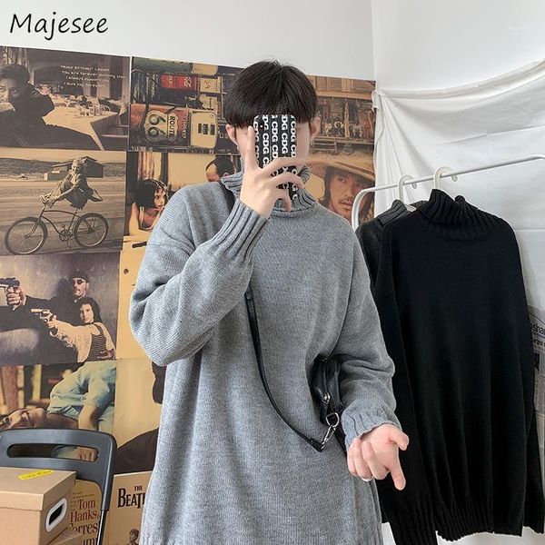 men's sweaters pullovers men solid turtleneck knitted thicker winter simple basic warm fashion leisure ulzzang korean style retro loose, White;black
men's sweaters pullovers men solid turtleneck knitted thicker winter simple basic warm fashion leisure ulzzang korean style retro loose, White;black