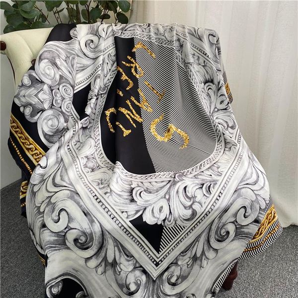 scarves vintage print silk scarf 140cm 100% mulberry-silk large womens luxury 140 hand rolled foulard en soie, Blue;gray
scarves vintage print silk scarf 140cm 100% mulberry-silk large womens luxury 140 hand rolled foulard en soie, Blue;gray