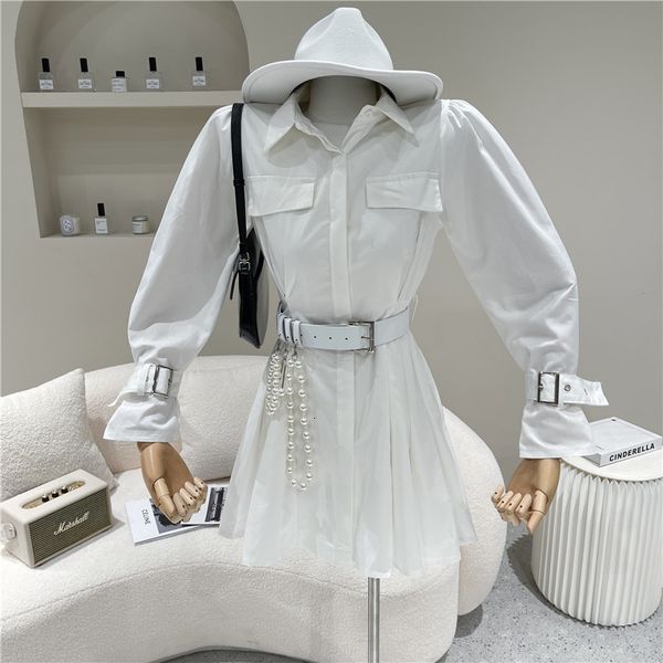 spring summer 2021 niche fashion design women's temperament style work done with white tools thin waist shirt sleeve dress, Black;gray
spring summer 2021 niche fashion design women's temperament style work done with white tools thin waist shirt sleeve dress, Black;gray