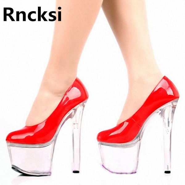 dress shoes rncksi round toe women high-heeled platform pole dance single 17cm stiletto heel ankle women's pumps, Black
dress shoes rncksi round toe women high-heeled platform pole dance single 17cm stiletto heel ankle women's pumps, Black