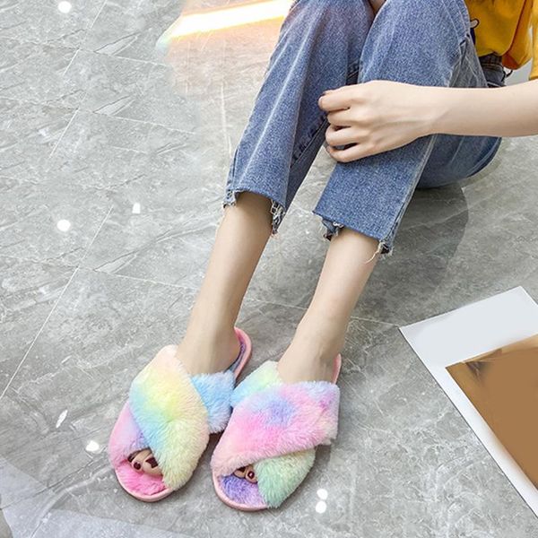 faux fur slippers women house furry shoes home slip on flats slipper fluffy indoor cozy, Black
faux fur slippers women house furry shoes home slip on flats slipper fluffy indoor cozy, Black