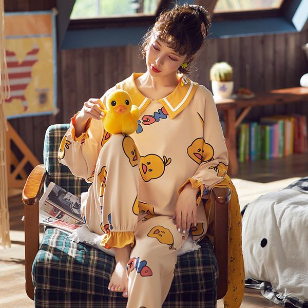 women's sleepwear long-sleeved pajamas cartoon anime female homewear casual pyjamas women suit c6h5, Black;red
women's sleepwear long-sleeved pajamas cartoon anime female homewear casual pyjamas women suit c6h5, Black;red