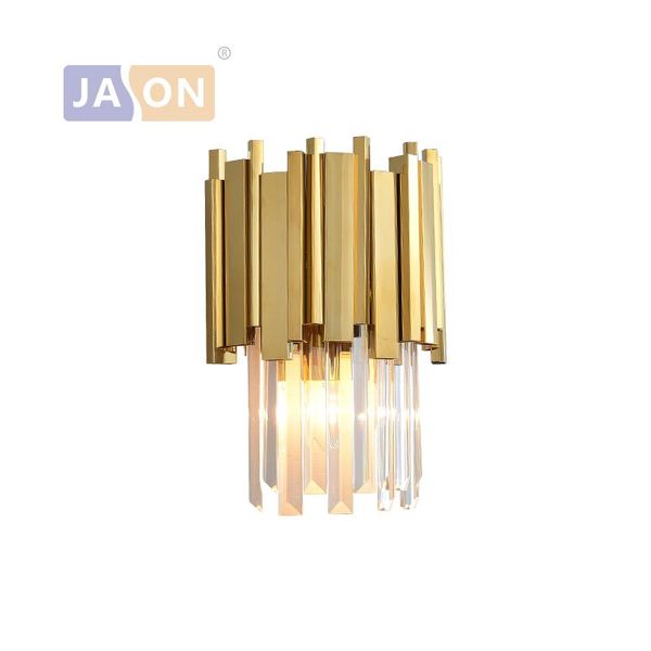 wall lamp art deco gold chrome silver crystal clear led light sconce for bedroom 
wall lamp art deco gold chrome silver crystal clear led light sconce for bedroom
