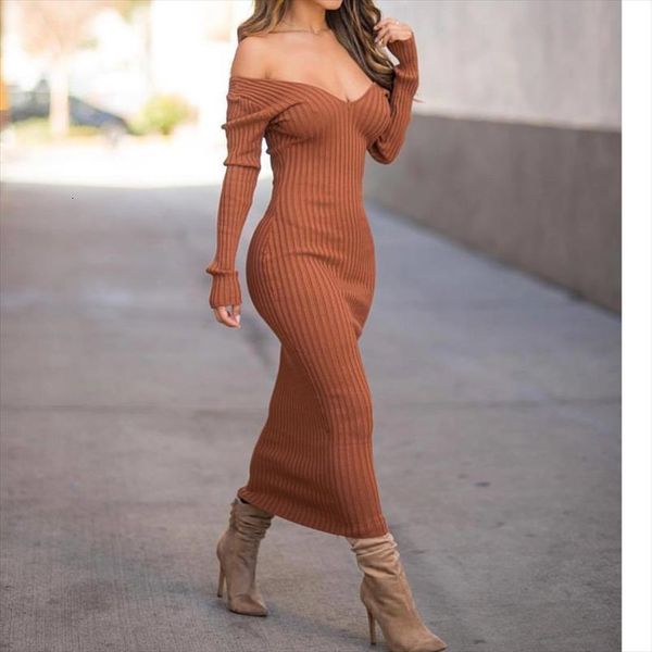 off shoulder knitting cotton womens dress party backless bodycon full sleeve night club long vestidos, Black;gray
off shoulder knitting cotton womens dress party backless bodycon full sleeve night club long vestidos, Black;gray