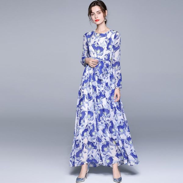 casual dresses long sleeve summer dress chiffon print large swing light with scarf ankle-length o-neck bohemian woman beach, Black;gray
casual dresses long sleeve summer dress chiffon print large swing light with scarf ankle-length o-neck bohemian woman beach, Black;gray