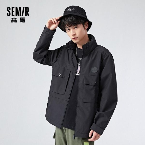 men's jackets semir jacket men 2021 spring hooded letter printing casual workwear fashion trendy black coat man, Black;brown
men's jackets semir jacket men 2021 spring hooded letter printing casual workwear fashion trendy black coat man, Black;brown