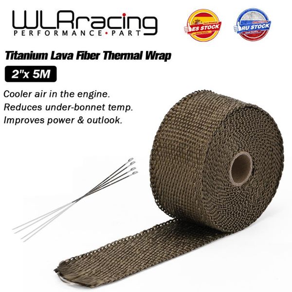 motorcycle exhaust system wlr racing - 5m premium heat wrap manifold titanium lava fiber + 4 pcs ties wlr1905t
motorcycle exhaust system wlr racing - 5m premium heat wrap manifold titanium lava fiber + 4 pcs ties wlr1905t