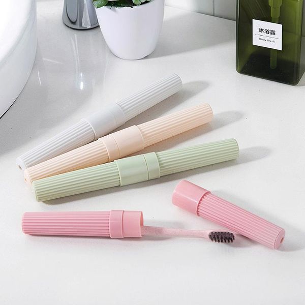 bath accessory set 1pc portable travel toothbrush box plastic dustproof tube cover case health tooth brushes protector bathroom products
bath accessory set 1pc portable travel toothbrush box plastic dustproof tube cover case health tooth brushes protector bathroom products