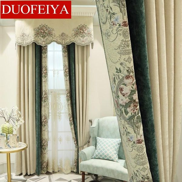 curtain & drapes rustic decorations for home french flannel embroidered velvet thick duplex blue cloth blackout luxury curtains
curtain & drapes rustic decorations for home french flannel embroidered velvet thick duplex blue cloth blackout luxury curtains