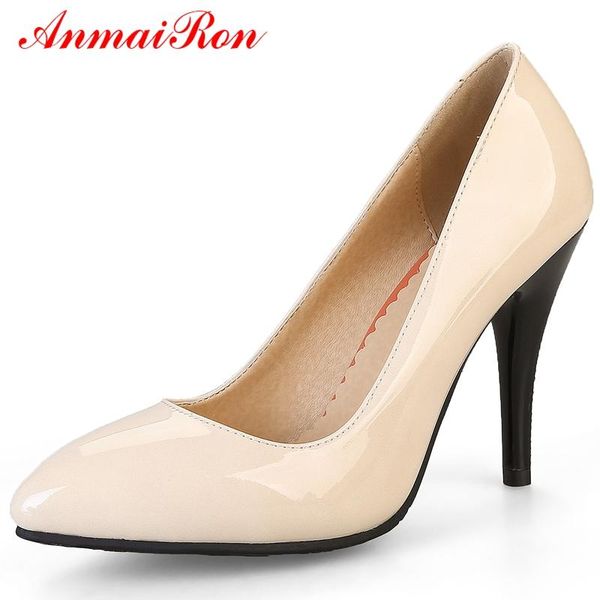 dress shoes anmairon basic super high thin heels womens patent leather pointed toe casual women pumps size 34-39 ly595, Black
dress shoes anmairon basic super high thin heels womens patent leather pointed toe casual women pumps size 34-39 ly595, Black