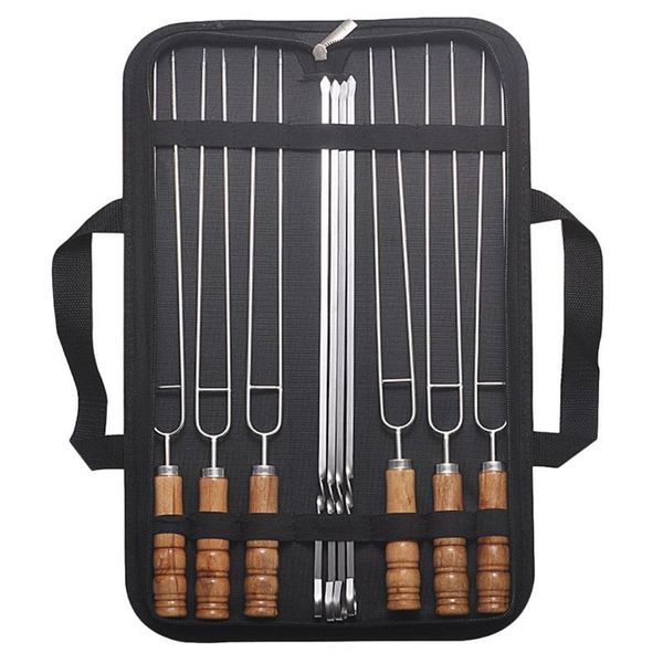 tools & accessories 10pcs barbecue skewers practical creative long bbq stick with storage bag kebab
tools & accessories 10pcs barbecue skewers practical creative long bbq stick with storage bag kebab