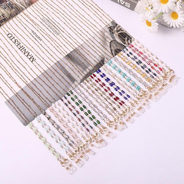 sunglasses frames shiny colorful crystal womens chains mask holder reading beaded glasses chain eyewear cord lanyard necklace jewelry, Silver
sunglasses frames shiny colorful crystal womens chains mask holder reading beaded glasses chain eyewear cord lanyard necklace jewelry, Silver