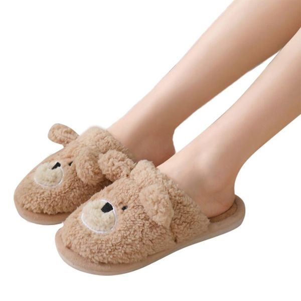 slippers couples home cotton shoes flat casual men women furry cartoon dog keep warm, Black
slippers couples home cotton shoes flat casual men women furry cartoon dog keep warm, Black