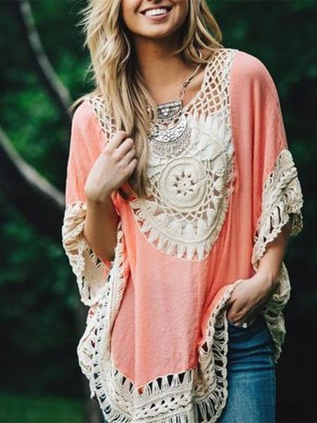 women's swimwear splicing crochet tassel bikini cover up with fringe trim women hollow tunic beach dress 2021 summer bathing suit, White;black
women's swimwear splicing crochet tassel bikini cover up with fringe trim women hollow tunic beach dress 2021 summer bathing suit, White;black