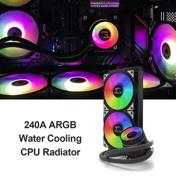 fans & coolings 240a argb water cooling hydraulic cpu cooler fan aura sync 4 pin pwm pc deskcomputer heatsink radiator for intel lga115x
fans & coolings 240a argb water cooling hydraulic cpu cooler fan aura sync 4 pin pwm pc deskcomputer heatsink radiator for intel lga115x