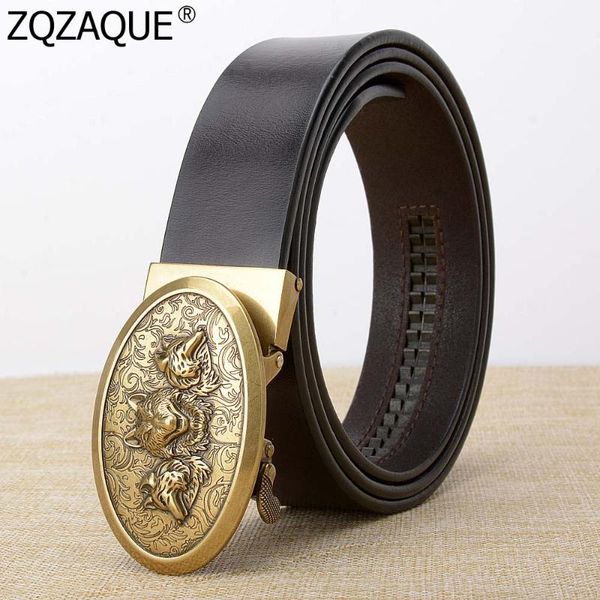 luxury auto buckle belts wolves head pattern brozen silver color automatic belt for boy men's ture leather straps sy1706, Black;brown
luxury auto buckle belts wolves head pattern brozen silver color automatic belt for boy men's ture leather straps sy1706, Black;brown