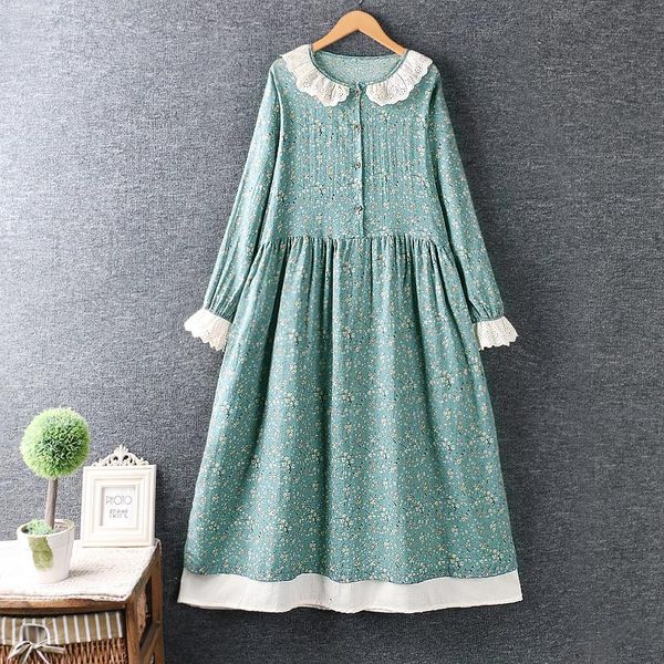 casual dresses spring women's clothing japanese small fresh embroidery cotton and linen floral dress loose long sleeve 4943, Black;gray
casual dresses spring women's clothing japanese small fresh embroidery cotton and linen floral dress loose long sleeve 4943, Black;gray