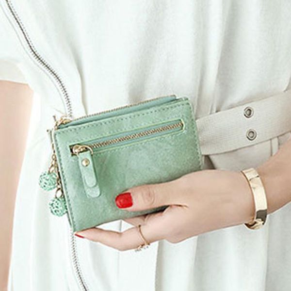 wallets small cute wallet women short leather zipper purses female purse clutch for, Red;black
wallets small cute wallet women short leather zipper purses female purse clutch for, Red;black