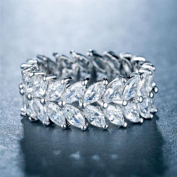 cluster rings crystal leaf ring band silver color white zircon boho wedding bands engagement for women jewelry mrq010, Golden;silver
cluster rings crystal leaf ring band silver color white zircon boho wedding bands engagement for women jewelry mrq010, Golden;silver