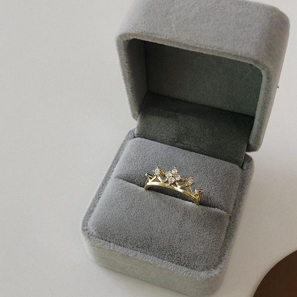 wedding rings korean style elegant zircon crown geometric god ring fashion opening adjustable engagement jewelry girl gift, Slivery;golden
wedding rings korean style elegant zircon crown geometric god ring fashion opening adjustable engagement jewelry girl gift, Slivery;golden