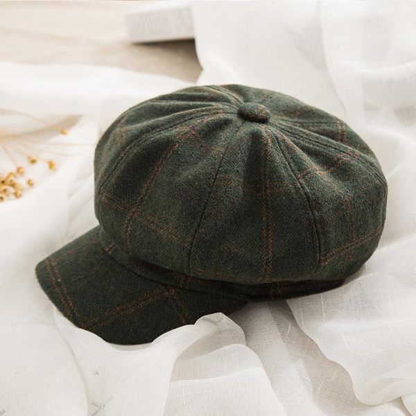 berets beret autumn and winter korean version of the british octagonal hat tide japanese painter casual wild women's cap, Blue;gray
berets beret autumn and winter korean version of the british octagonal hat tide japanese painter casual wild women's cap, Blue;gray