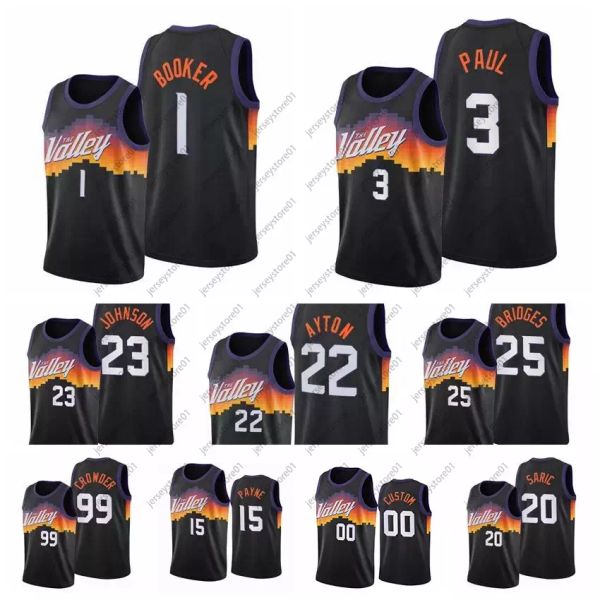 customize city chris 3 paul devin 1 booker basketball jerseys 25 mikal bridges ayton jae crowder javale mcgee cameron payne edition men new, Black;red
customize city chris 3 paul devin 1 booker basketball jerseys 25 mikal bridges ayton jae crowder javale mcgee cameron payne edition men new, Black;red