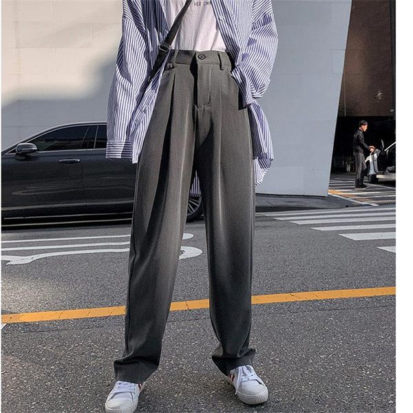 women's pants & capris hzirip 2021 chic loose solid slim full length wide leg plus size fashion straight brief slender casual high wais, Black;white
women's pants & capris hzirip 2021 chic loose solid slim full length wide leg plus size fashion straight brief slender casual high wais, Black;white