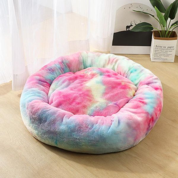 cat beds & furniture bed winter soft comfortable round colorful rainbow design dog house for puppy deep sleeping pets
cat beds & furniture bed winter soft comfortable round colorful rainbow design dog house for puppy deep sleeping pets
