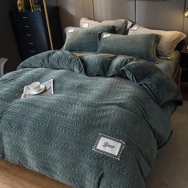 bedding sets winter thick set nordic solid color soft breathable modern girls romantic juego de cama home decoration ec50ct
bedding sets winter thick set nordic solid color soft breathable modern girls romantic juego de cama home decoration ec50ct