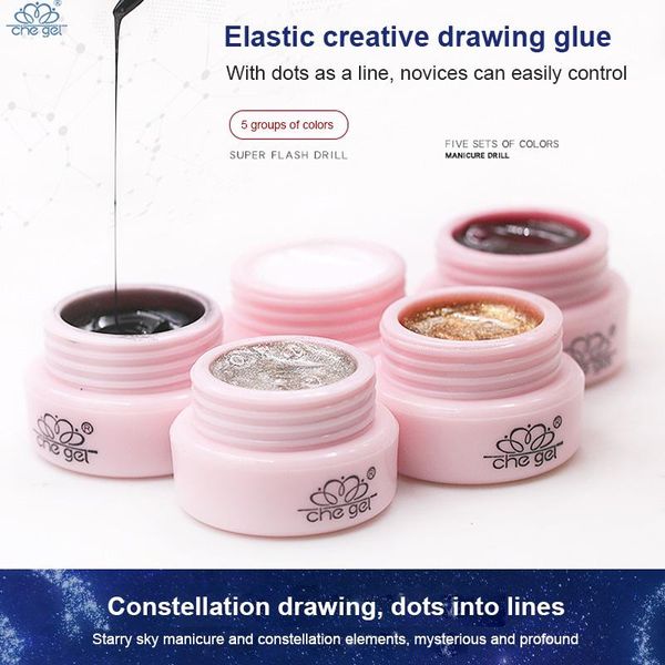 nail gel 6 colors polish spider cobweb elastic drawing painting thin lines diy design long lasting bright art manicure, Red;pink
nail gel 6 colors polish spider cobweb elastic drawing painting thin lines diy design long lasting bright art manicure, Red;pink